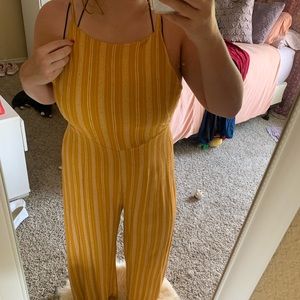 Yellow jumpsuit